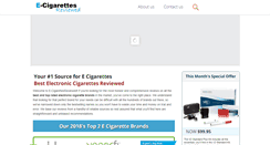Desktop Screenshot of e-cigarettesreviewed.net