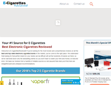 Tablet Screenshot of e-cigarettesreviewed.net